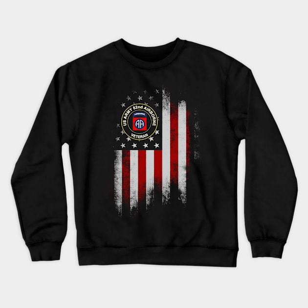 82nd Airborne Division Veteran US Vintage Crewneck Sweatshirt by floridadori